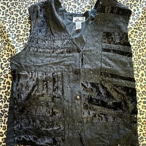 Vintage Effeci Button Front Vest, Size L